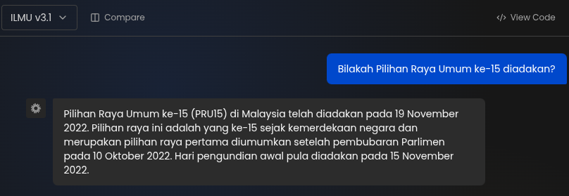 Flagship giving the correct GE15 date